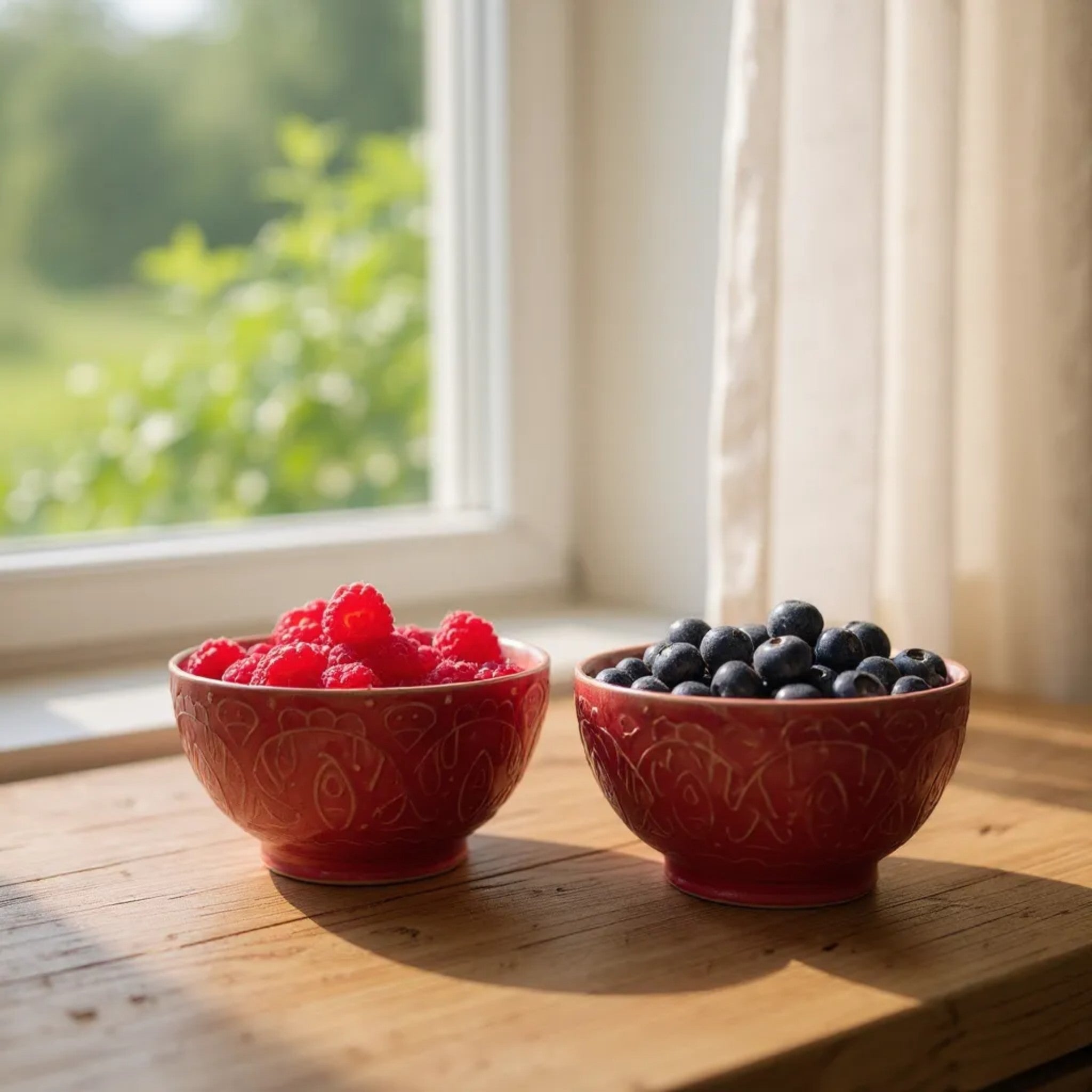 Fuchsia Flair Snack Bowl (Set of 2)